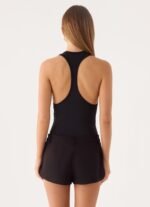 Aidyn Racer Back Bodysuit - Black - Image 3