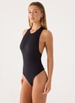 Aidyn Racer Back Bodysuit - Black - Image 7