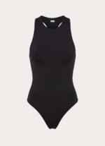 Aidyn Racer Back Bodysuit - Black - Image 10