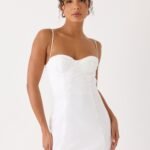 Aloura Lace Mini Dress - White