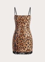 Aneira Sequin Mini Dress - Shimmer Leopard - Image 11