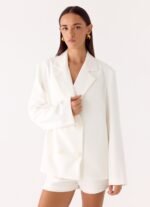 Asher Suiting Blazer - White - Image 7