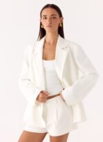 Asher Suiting Blazer - White - Image 5