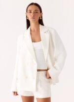 Asher Suiting Blazer - White