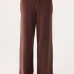 Aviara Knit Low Rise Pant - Chocolate