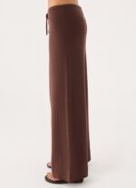 Aviara Knit Low Rise Pant - Chocolate - Image 4