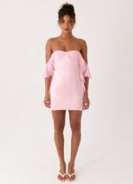 Bex Strapless Mini Dress - Pink - Image 4