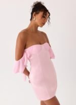 Bex Strapless Mini Dress - Pink - Image 8