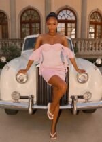 Bex Strapless Mini Dress - Pink - Image 2