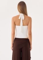 Bexli Halter Top - White - Image 3