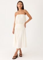 Calanthe Midi Dress - Ivory - Image 5