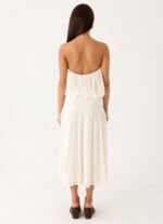 Calanthe Midi Dress - Ivory - Image 4