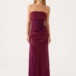 Charmaine Maxi Dress - Deep Maroon
