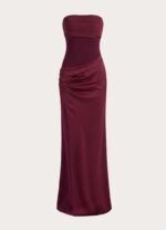 Charmaine Maxi Dress - Deep Maroon - Image 8