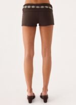 Coma Belt Low Rise Shorts - Chocolate - Image 5