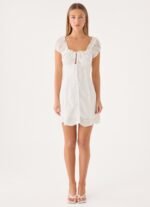 Complexity Mini Dress - White - Image 11
