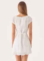 Complexity Mini Dress - White - Image 7
