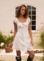 Complexity Mini Dress - White - Image 3