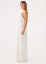 Danni Halter Maxi Dress - White - Image 7