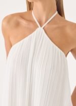Danni Halter Maxi Dress - White - Image 8