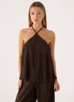Danni Halter Top - Chocolate - Image 2