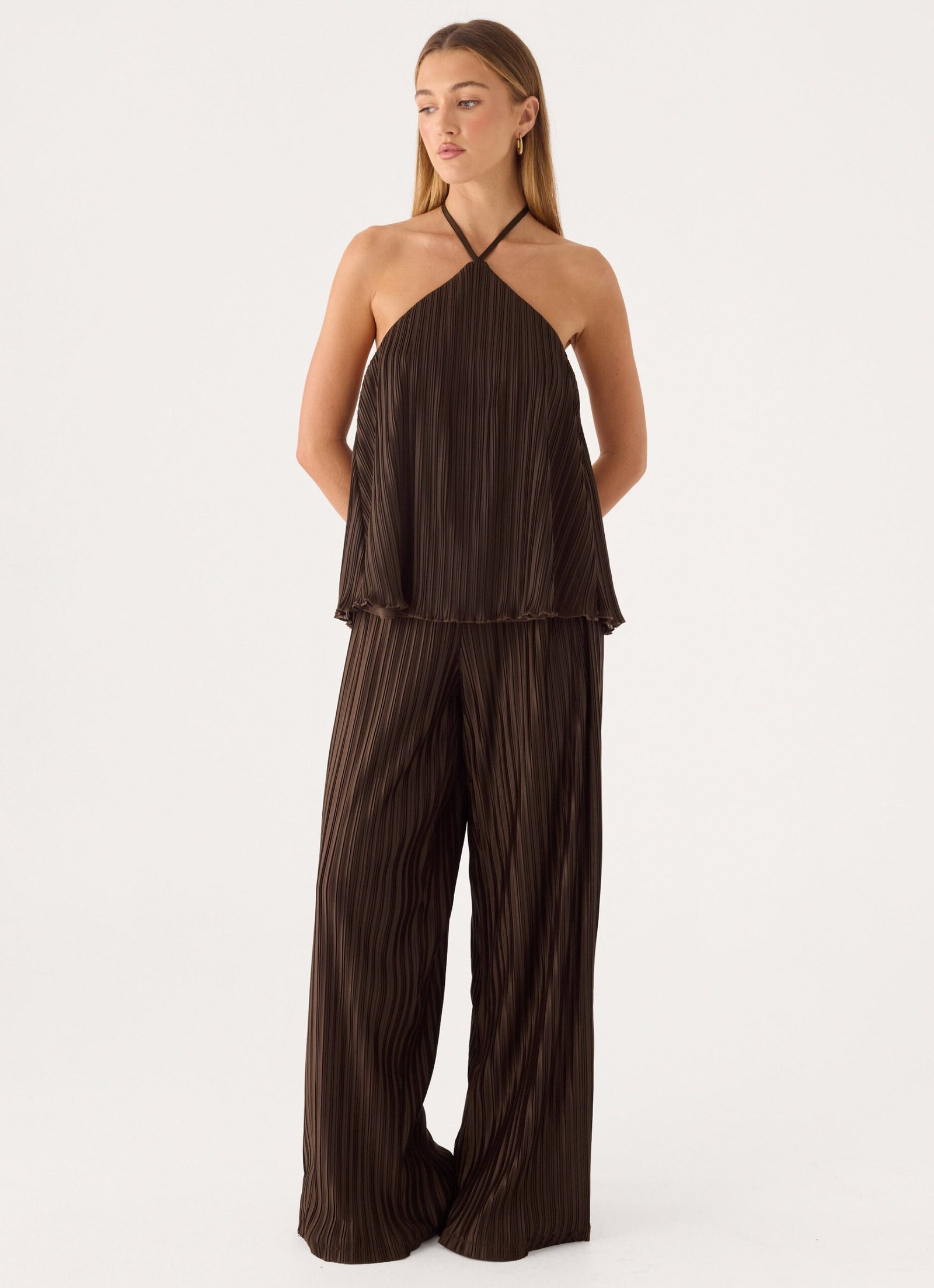 DarlowLowRisePantChocolate3-1.jpg Darlow Low Rise Pants - Chocolate - Image 1
