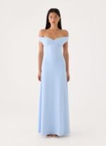 Diranda Off Shoulder Maxi Dress - Blue