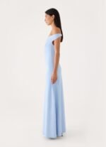 Diranda Off Shoulder Maxi Dress - Blue - Image 3