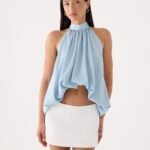 Eirlys Top - Baby Blue