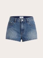 Eliah Denim Shorts - Blue - Image 10