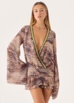 Elisana Mini Dress - Golden Tiger - Image 2