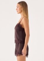 Ellora Cami Top - Chocolate - Image 3