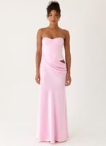 Emory Corset Maxi Dress - Pink - Image 4