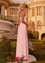 Emory Corset Maxi Dress - Pink - Image 3