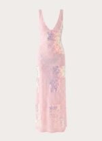 Erinah Sequin Maxi Dress - Pink - Image 8