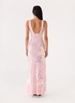 Erinah Sequin Maxi Dress - Pink - Image 3