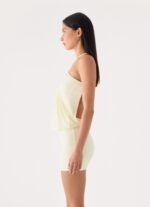 Etta Halter Mini Dress - Yellow - Image 3