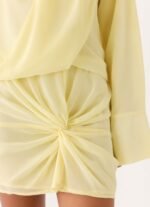 Farretti Shirt Mini Dress - Pale Yellow - Image 6