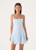 Florine Mini Dress - Blue