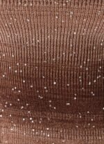 Helia Knit Mini Shorts - Chocolate Ombre - Image 8