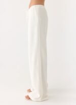 Henry Low Rise Pant - Ivory - Image 3