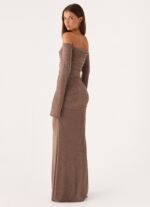Hollywood Action Maxi Dress - Taupe - Image 6
