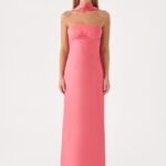 Hush Maxi Dress - Coral Red