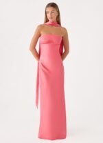 Hush Maxi Dress - Coral Red - Image 6