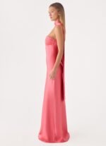 Hush Maxi Dress - Coral Red - Image 3