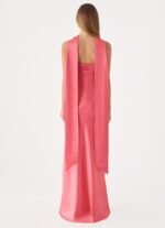 Hush Maxi Dress - Coral Red - Image 4