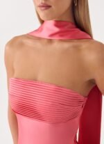 Hush Maxi Dress - Coral Red - Image 5