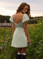 Illit Mini Dress - Sage - Image 3