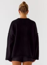 Jack Oversized Knit Sweater - Black - Image 5