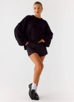 Jack Oversized Knit Sweater - Black - Image 7